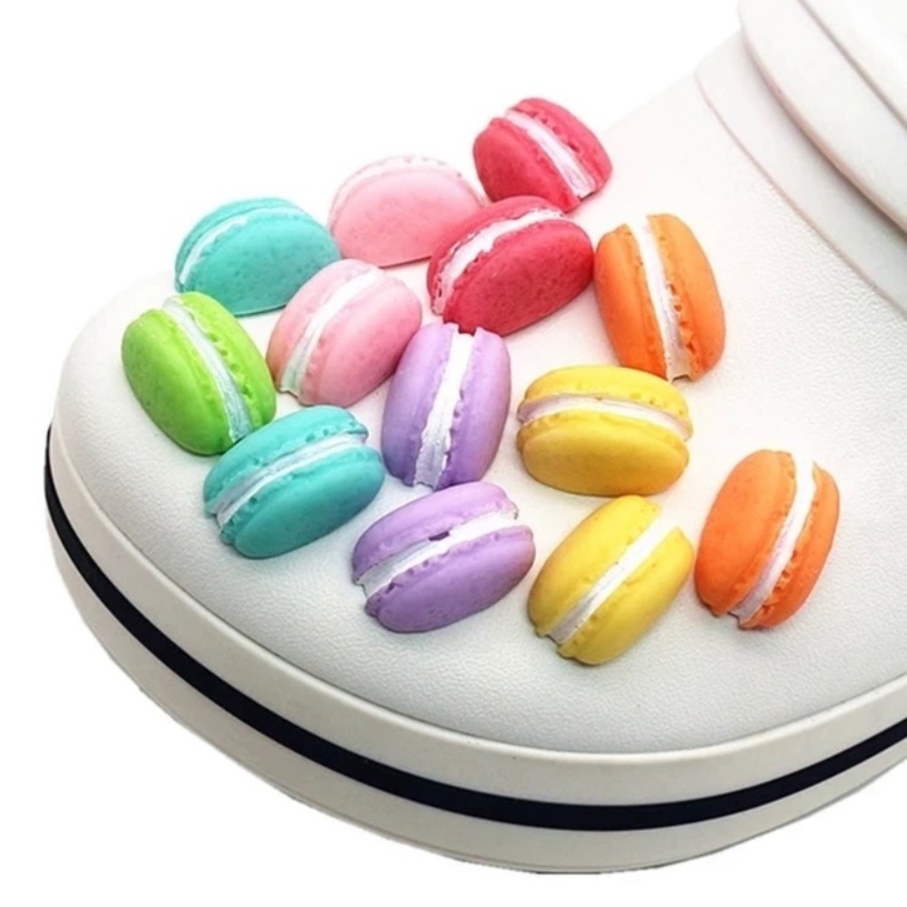 Macaron Non Toxic Crocs 10 Charms